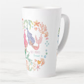 メルマ最高のイドフレンズフォーエバーBFF パーソナライズされた カフェラテマグ (右アングル)