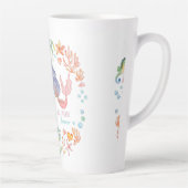 メルマ最高のイドフレンズフォーエバーBFF パーソナライズされた カフェラテマグ (右)