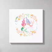 メルマ最高のイドフレンズフォーエバーBFF パーソナライズされた キャンバスプリント (正面)