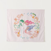 メルマ最高のイドフレンズフォーエバーBFF パーソナライズされた タペストリー (正面(横))