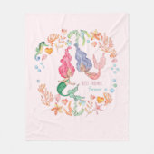 メルマ最高のイドフレンズフォーエバーBFF パーソナライズされた フリースブランケット (正面)