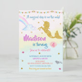 メルミコーン誕生日の招待ガールマジカルパーティー 招待状 (スタンド正面)