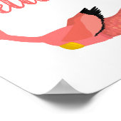 メルミンゴ:マーメイド・フラミンゴ感動的引用文 ポスター (角)