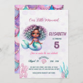 メルメお洒落イド誕生日パーティーの招待 招待状 (正面/裏面)