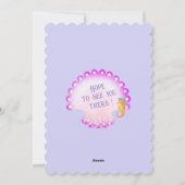 メルメイズパープル招待状カード シーズンカード (裏面)