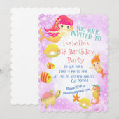 メルメイズピンク招待状カード シーズンカード (正面/裏面)