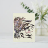 メルメイズヴィンテージビクトリアンイラストレーション ポストカード (スタンド正面)