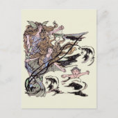 メルメイズヴィンテージビクトリアンイラストレーション ポストカード (正面)