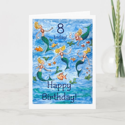 メルメイズ第8誕生日カード カード (正面)