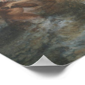 メルメイズ踊りインザシーヴィンテージアート ポスター (角)