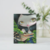 「メルメイドとベビーアリゲーター」 ポストカード (スタンド正面)