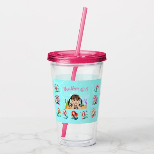 メルメイドアクリルタンブラー誕生日のお気に入り アクリルタンブラー (裏面)