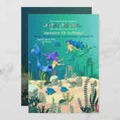 メルメイドアンダーザシー招待状 招待状 (正面/裏面)