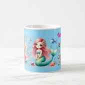 メルメイドカスタムス写真マグカップ子供の誕生日のお願い コーヒーマグカップ (中央)