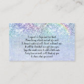 メルメイドザシーブロンドブルーブックスベビー エンクロージャーカード (裏面)