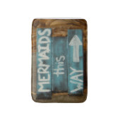 メルメイドザーズこの方法ビーチワードアート バスマット (正面縦)