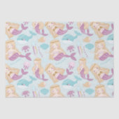 メルメイドシーベイビーシャワーガールズバースデーパーティー 薄葉紙 (正面)