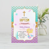 メルメイドバプテスマテーマ 招待状 (スタンド正面)