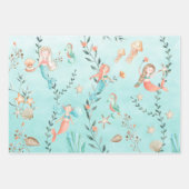 メルメイドパーティーカリブのザブルーシー ラッピングペーパーシート (正面3)