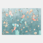 メルメイドパーティーカリブのザブルーシー ラッピングペーパーシート (正面3)