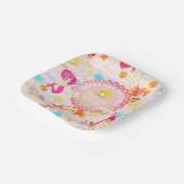 メルメイドピーチピンク ペーパープレート (傾斜あり)