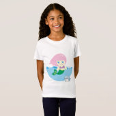 メルメイド，おとぎ話，海 Tシャツ (正面フル)