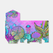 メルメイド&シーシェルピンクスパークリーパーティー かわいらし フェイバーボックス (折り畳みなし)