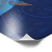 メルメイド&フィッシュ、シュールファンタジーアート、水中 フォトプリント            (角)