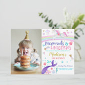 メルメイド・ユニコーンの誕生日パーティーの招待状 招待状 (スタンド正面)