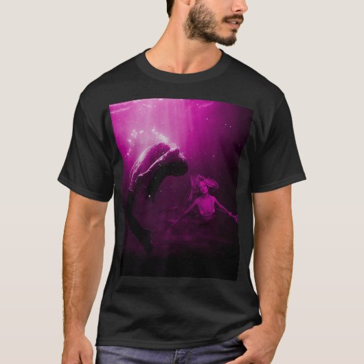 メルメ救イド溺死明るい赤紫色ピンクウンデ Tシャツ (正面)
