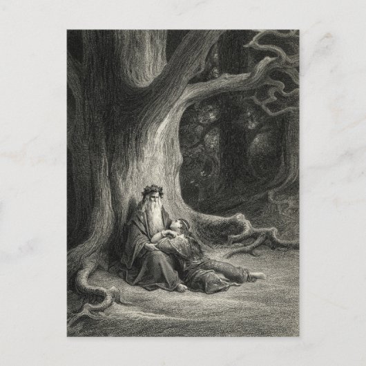 メルリンとヴィヴィアン ポストカード (正面)