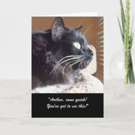 メルリンのビューストーリーのグリーティングカード カード