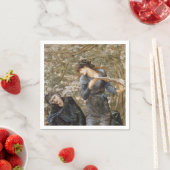 メルリンのヴィヴィアンのビーギリング(エドワード・バーン=ジョーンズ) スタンダードカクテルナプキン (インサイチュ)