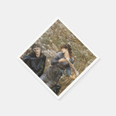 メルリンのヴィヴィアンのビーギリング(エドワード・バーン=ジョーンズ) スタンダードカクテルナプキン (角)