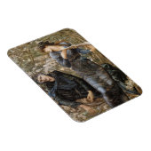 メルリンのヴィヴィアンのビーギリング（エドワード・バーン=ジョーンズ） マグネット (右側)