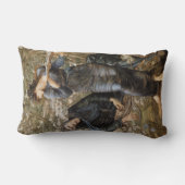 メルリンのヴィヴィアンのビーギリング（エドワード・バーン=ジョーンズ） ランバークッション (裏面)