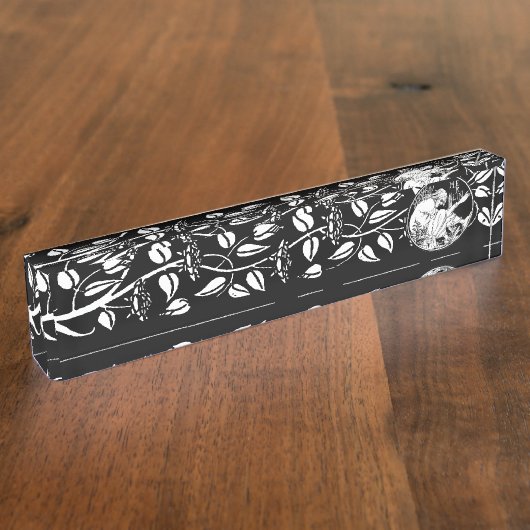 メルリンアールヌーボーファンタジー デスクネームプレート (側面)