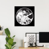 メルリンオーブリーベアズリー ポスター (ホームオフィス)