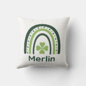 メルリンクローバーボホーレインボー クッション (裏面)