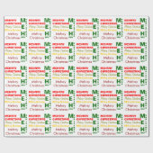 メルリークリスマスインターネットミームミーラッピング紙 ラッピングペーパー (フラット)