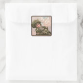 「メルリークリスマス」ヴィンテージ スクエアシール (バッグ)