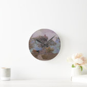 メルルズツリーハウス ラウンド壁時計 (ホーム)