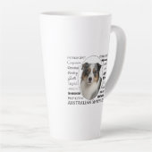 メルレオーストラリアシェパード カフェラテマグ (右アングル)