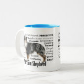 メルレオーストラリアシェパード ツートーンマグカップ (正面左)