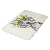 メルレグレートダーンドッグレモンクラウン バスマット (アングル)