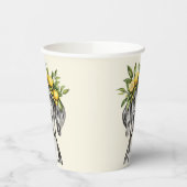 メルレグレートダーンドッグレモンクラウン 紙コップ (左)