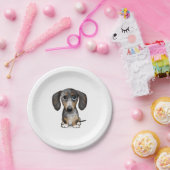メルレダッペンドダッシュントかわいいウィーナードッグ ペーパープレート (パーティー)