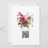 メルロとセージフローラ冬の結婚式 招待状 (裏面)