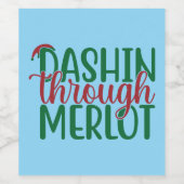 メルロを駆け抜ける ワインラベル (シングルラベル)