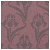 メルロアールヌーボーアイリス ファブリック (クローズアップ)